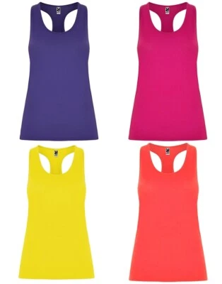 Roly Damen Tank Top Trägershirt Trägerhemd Muskelshirt Shirt Racerback Ärmellos