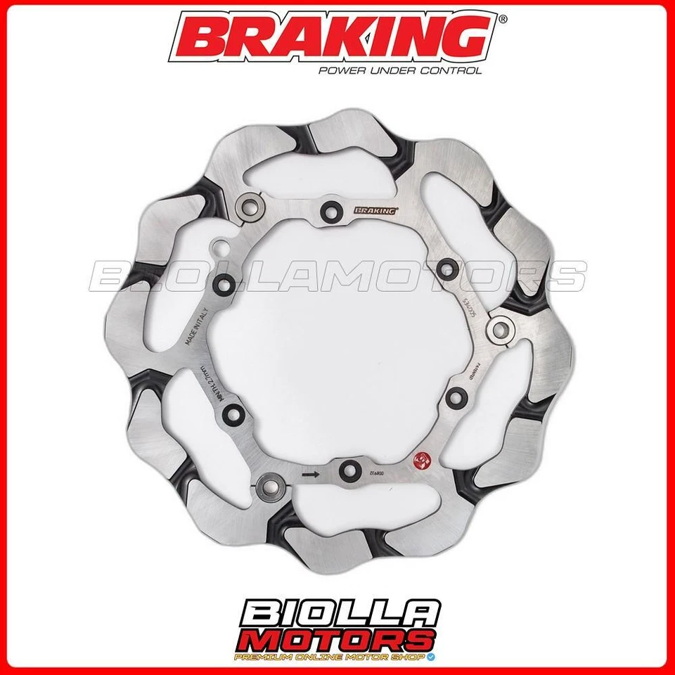 S34005 DISCO FRENO ANTERIORE SX BRAKING HUSABERG FC 501 2000 - WAVE SEMIFLOTTANT - Изображение 1 из 4