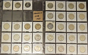 Complete Set of Ben Franklin Half Dollars 1948(41611-Half-NSS) - Picture 1 of 11