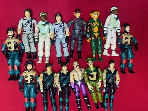 1986 Vintage Gi Joe Figures Lot