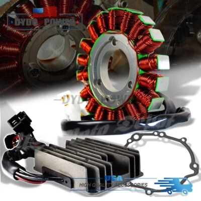 Magneto Coil Stator+Voltage Rectifier+Gasket Assy Kit For 06-17 GSXR 600/750 - Image 1 of 4