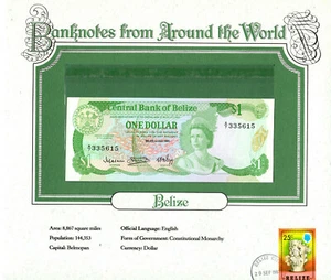 World Banknotes Belize P-43 $1 Dollar 7/1983 UNC A/7 335615 - Picture 1 of 2