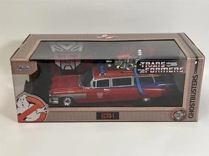 Ghostbusters Ecto 1 Transformers 1:24 Scale Jada 35466 - Picture 1 of 8