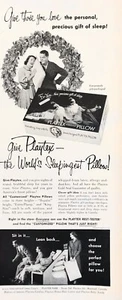 1952 Playtex Kissen Weihnachten PRINT AD Give The Precious Gift of Sleep - Bild 1 von 1