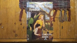 Nancy Drew Mystery Book #33, THE WITCH TREE SYMBOL, Blue Tweed, DJ - Imagen 1 de 4