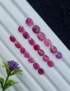 Lote de Piedra de Rubí Natural Suelto Facetado Sin Tratar Sin Calentar de Jegalak Afganistán - Imagen 1 de 8