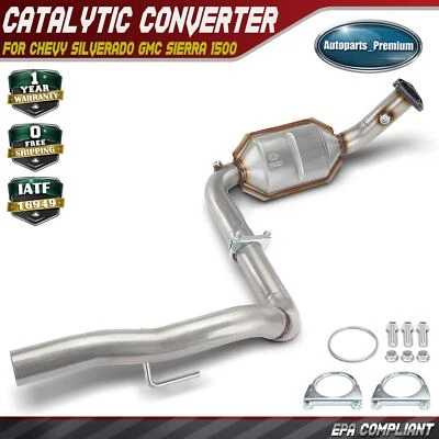 Left Catalytic Converter for Chevy Silverado GMC Sierra 1500 Cadillac V8 6.0L - Image 1 of 4