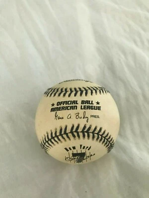 БЕЙСБОЛЬНЫЙ МЯЧ MICKEY MANTLE — ОФИЦИАЛЬНАЯ АМЕРИКАНСКАЯ ЛИГА RAWLINGS MANTLE NO7 - Изображение 1 из 4