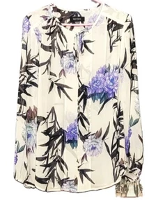 DAMEN KAREN KANE TOP, BLUMEN PRINT GR. L - Bild 1 von 7