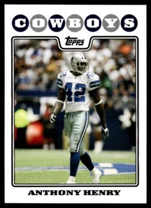 2008 Topps Anthony Henry Dallas Cowboys #251 - Picture 1 of 2