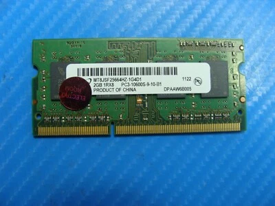 Dell Latitude 14" E6420 SO-DIMM RAM Memory 2GB PC3-10600S MT8JSF25664HZ-1G4D1 - Image 1 of 2