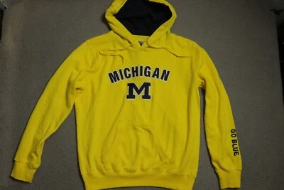 Moletom Michigan Wolverines com capuz suéter masculino grande amarelo azul* - Imagem 1 de 4