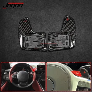 Real Carbon Steering Wheel Shift Paddle For Toyota Supra GR MK5 A90 2019-2021 - Picture 1 of 9