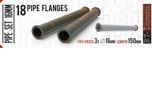 RT-Diorama 1/35 WWII Factory Pipe Set 16mm - Bild 1 von 1