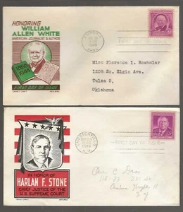 US FDC's...Sc #960 & 965...1948...CACHET CRAFT/KEN BOLL Cachets - Picture 1 of 1