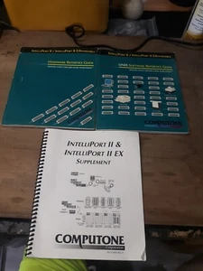 JUEGO DE 3 COMPUTONE INTELLIPORT II SOFTWARE UNIX GUÍA DE REFERENCIA HARDWARE - Imagen 1 de 4
