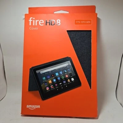 Genuine Amazon Fire HD 8 10th Generation 2020 Tablet Cover Gray Open Box - Image 1 of 4