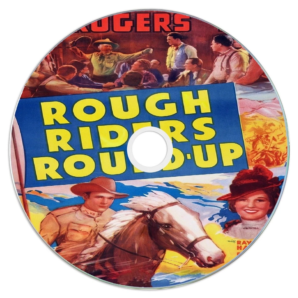 Rough Riders' Round-up (1939) Public Domain Film Supplied On DVD Free UK Post - Image 1 of 2