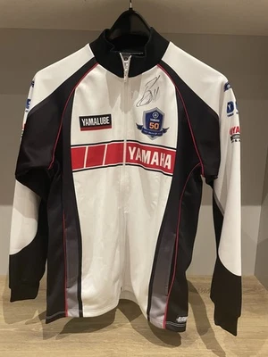 Chaqueta Yamaha Ben Spies Firmada Térmica Polar Cremallera Completa Mediana Nueva con Etiquetas Foto 1 de 4