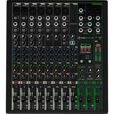 Mackie ProFX12v3+ 12-Channel Analog Mixer w/FX/USB Recording/Bluetooth - Image 1 of 4
