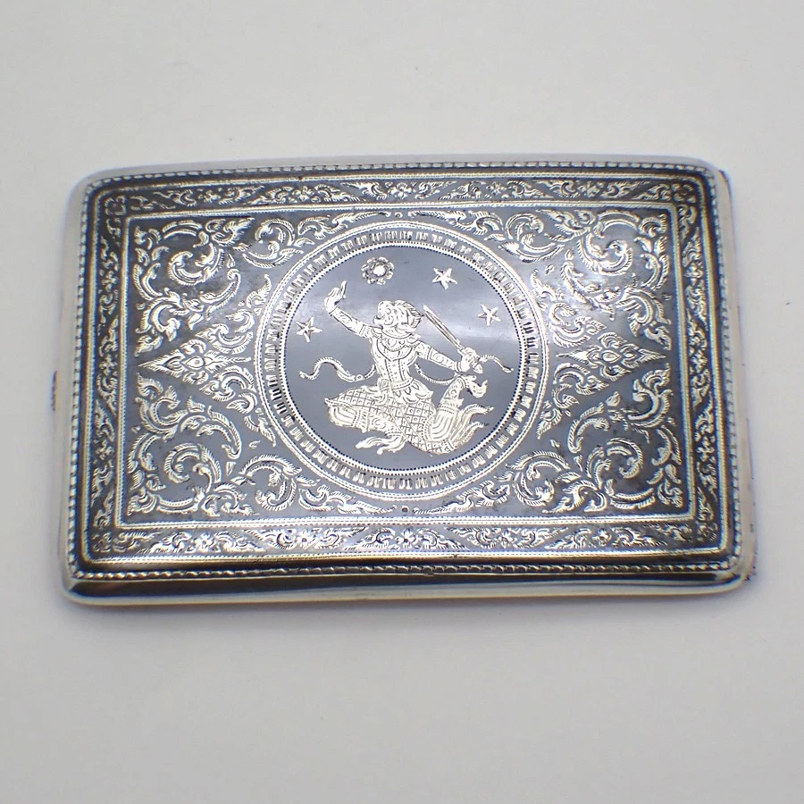 Antique Asian Silver Cigarette Cases 1900-1940 | eBay