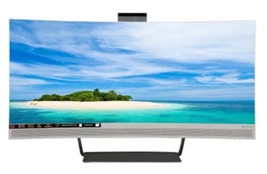 HP Envy 34 in. Curved Display W3T65A HDMI WQHD (3440 x 1440 @ 60 Hz) NEW in Box - Picture 1 of 16