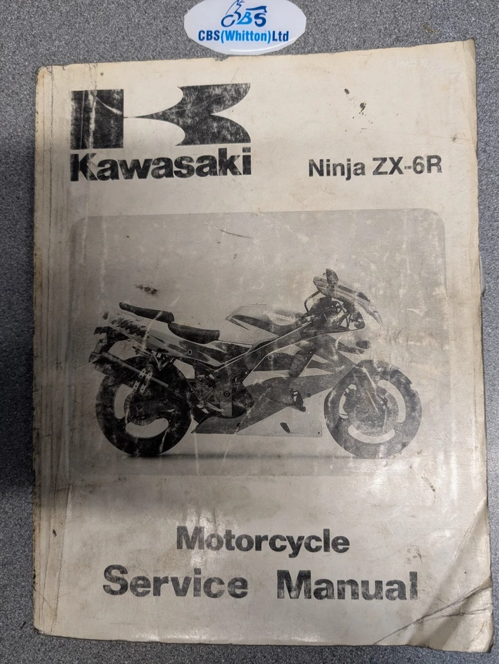 Kawasaki Motorcycle Ninja ZX-6R (ZX600-F1) 1995 Service Workshop Manual - Image 1 of 1