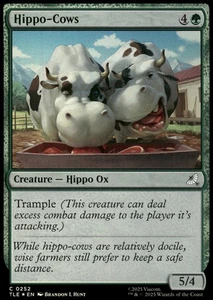 Magic The Gathering - Hippo-Cows 252 Avatar: The Last Airbender: Eternal-Legal C - Lámina - Imagen 1 de 2