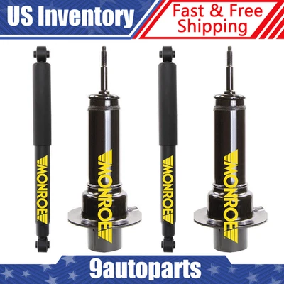 Juego de 4 piezas de amortiguadores de suspensión delantera y traseros Monroe para Jeep Liberty 2002-2012 Foto 1 de 4