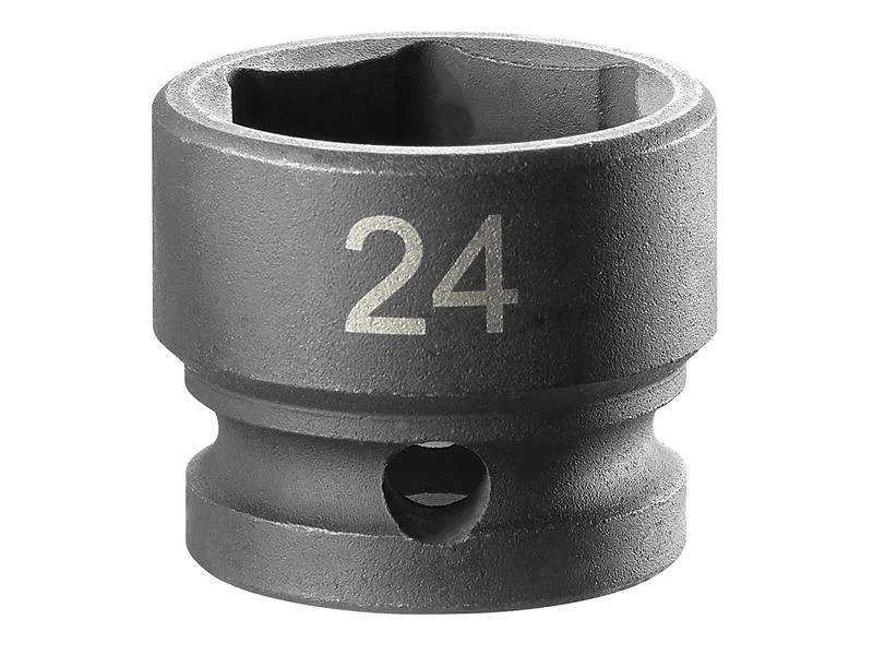 Facom NSS.24A 1/2in 6-Point Stubby Impact Socket 24mm
