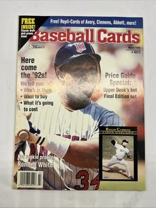 Baseball Cards Magazine - February 1992 Cecil Fielder Detroit Tigers With Cards - Picture 1 of 6