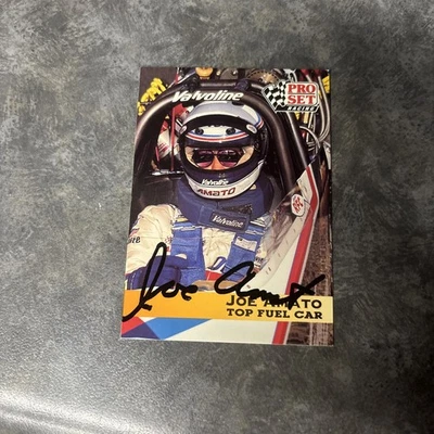 Joe Amato #1 signed autograph auto 1992 Pro Set NHRA Trading Card - Image 1 of 2