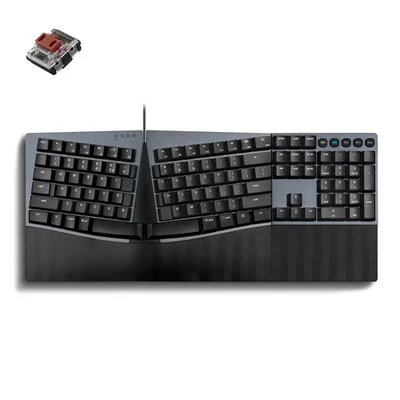 Perixx PERIBOARD-535BR Wired Ergonomic Mechanical Split Keyboard - Low-Profile - Image 1 of 4
