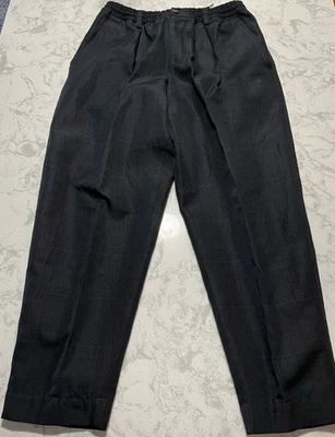 Pantalones Marni Tapared Para Hombre Azul con Rayas Moradas Débiles Foto 1 de 4