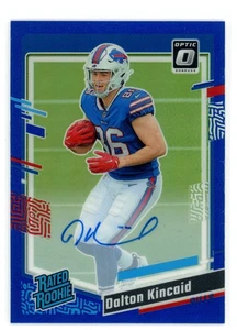 Donruss Optic Dalton Kincaid 2023 clasificación novato azul Prizm en tarjeta automática/99 billetes - Imagen 1 de 2