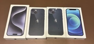 Lot de 4 boites vides OEM pour Apple iPhone 15 Pro max 2x 13 & 1x 12 - Photo 1 sur 6