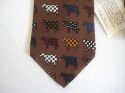 Vicky Davis Tie Moo-Moo Cow 1994 NUEVO Foto 1 de 4