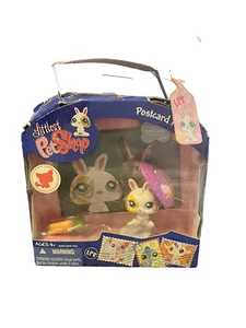Littlest Pet Shop Postcard Pets, Cat with Umbrella, Packaging has wear. - Picture 1 of 3
