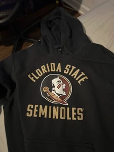 Black Florida State Seminoles Hoodie size medium never worn - Picture 1 of 3