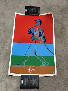 Ken Griffey JR. Poster Seattle Mariners 96 AUTHENTIC 35x23 SIGNED PSA/DNA COA - Picture 1 of 4