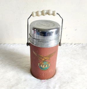 Vintage Eagle Graphics Eagle Trademark Vacuum Jar Thermos Old Decorative TH24 - Picture 1 of 8