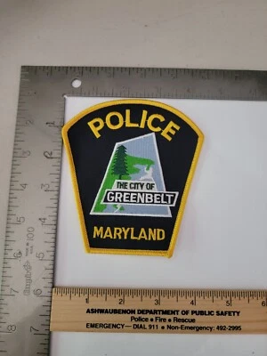 Bin2 B3 Police patch Maryland The City of Greenbelt MD - Image 1 of 2