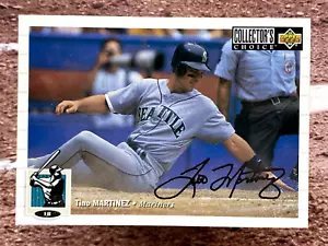 1994 Upper Deck Collector's Choice Silver Signature Tino Martinez #191 - Picture 1 of 2