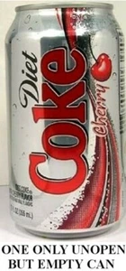 Diet Cherry Coke 2006 EMPTY UNOPEN 12oz 355ml Can Genuine American Coca-Cola USA - Picture 1 of 2