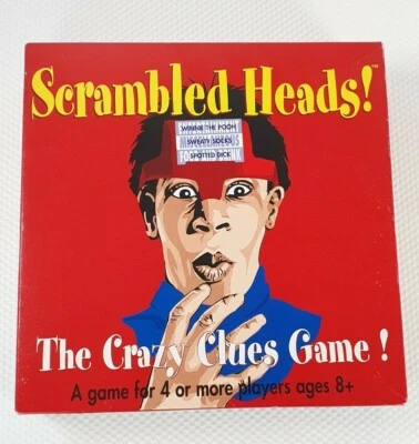 Scrambled Heads! Board Game by Enwin Games 1996 Vintage - Complete cards sealed - Image 1 of 4