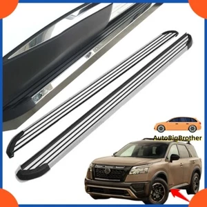 2PCS Running Boards Side Steps Nerf Bar Fits for Nissan Pathfinder 2022 2023 24 - Picture 1 of 6
