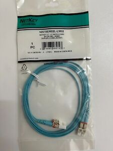 Panduit NKFXEL02L-LM02 fiber optic cable 2M OM3 LC Blue NK to Multimode*Qty（10）
