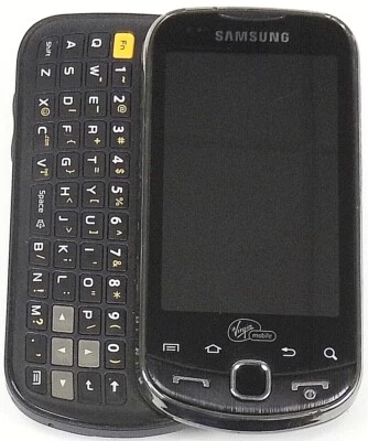 Samsung Intercept SPH-M910 - Steel Gray ( Virgin Mobile ) Android Smartphone - Image 1 of 2