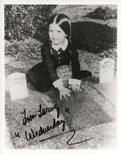 Lisa Loring I/P signed "Wednesday" photo "The Addams Family"