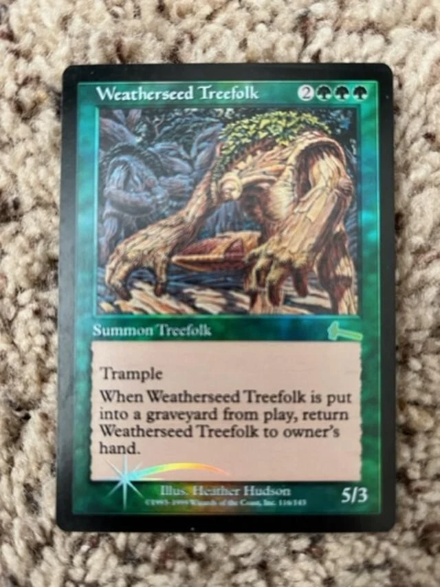 MTG- Weatherseed Treefolk x1 - Urza's Legacy FOIL - Image 1 of 1